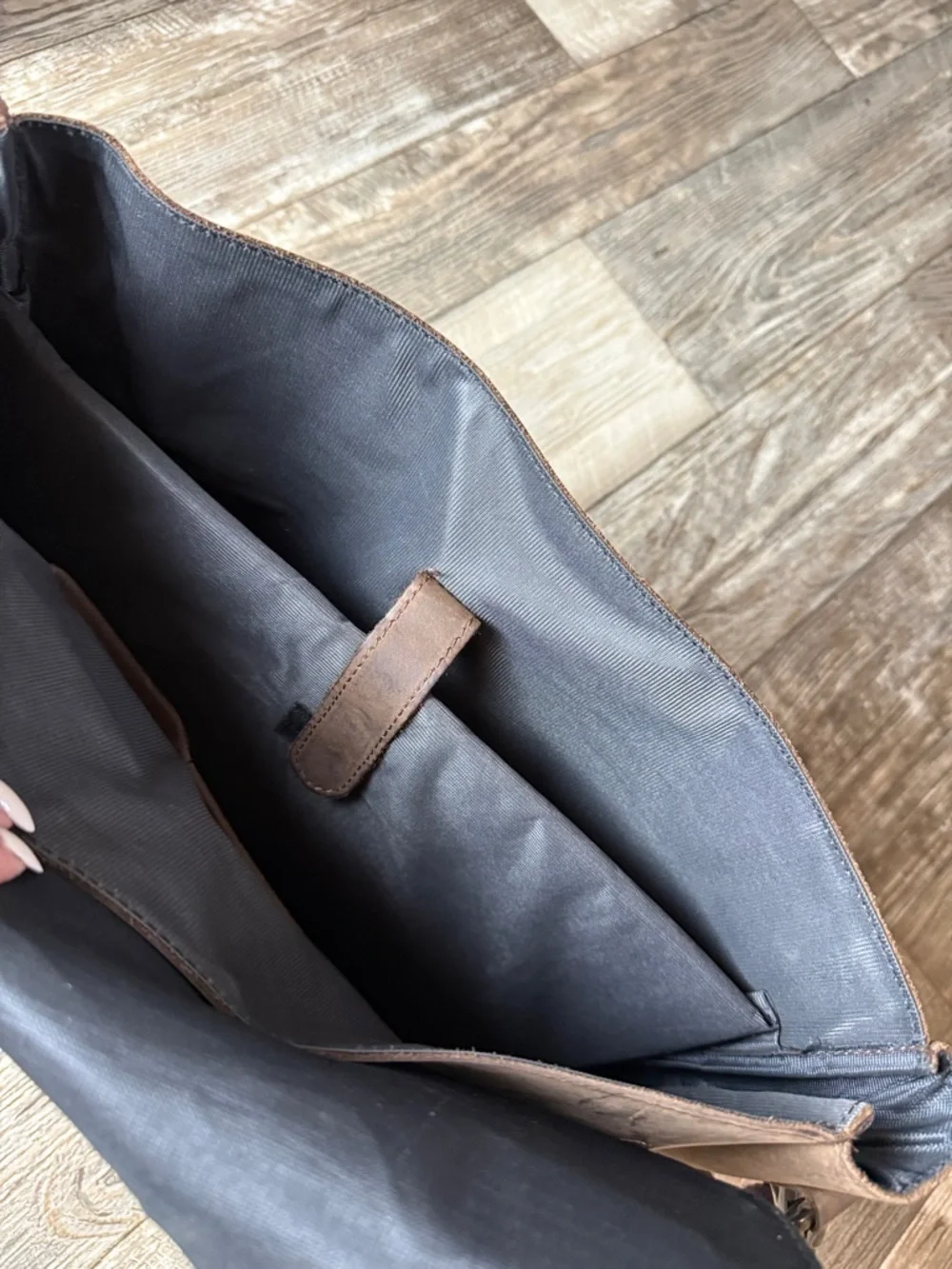 Classic Brown Leather Laptop, Office Bag for Men